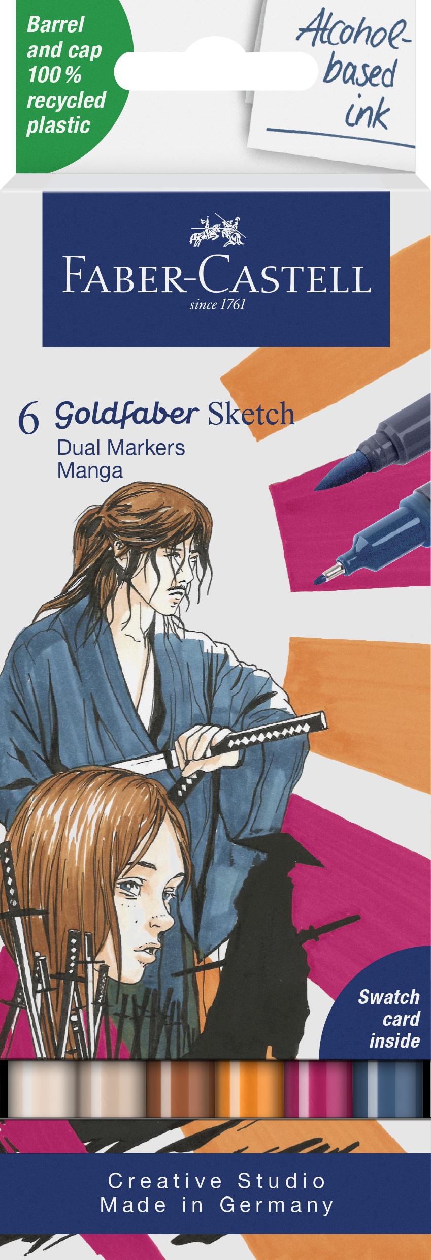 Faber-Castell - Sketch Marker Gofa 6ct set Manga (164809) thumbnail-1