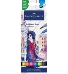 Faber-Castell - Gofa Aqua Dual Marker wallet (6 pcs) (164606)
