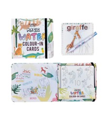 Floss & Rock - Vandtusch m. magiske kort - Jungle Water Pen and Cards  - 38P3416