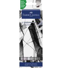 Faber-Castell - Gofa Aqua Dual Marker Shades of grey (6 pcs) (164522)