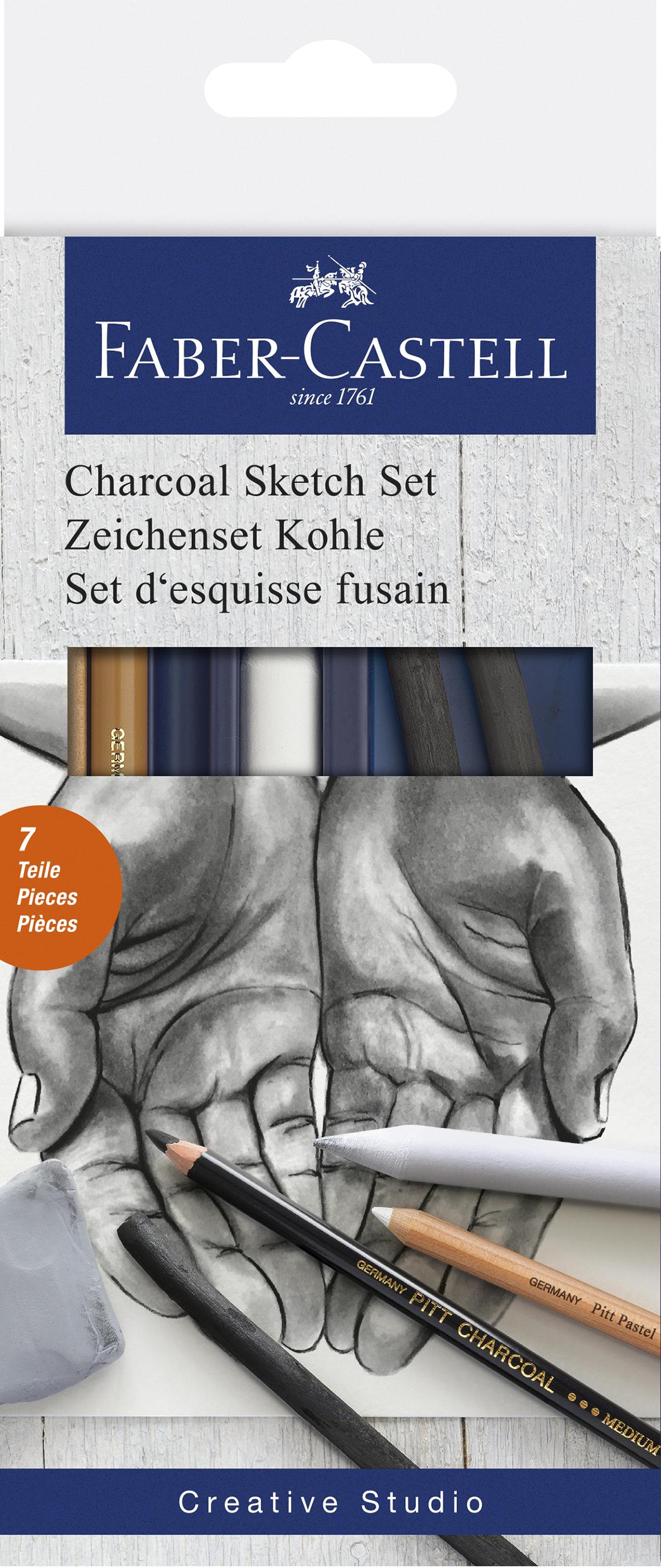 Faber-Castell - Drawing Set Charcoal (114002) thumbnail-1