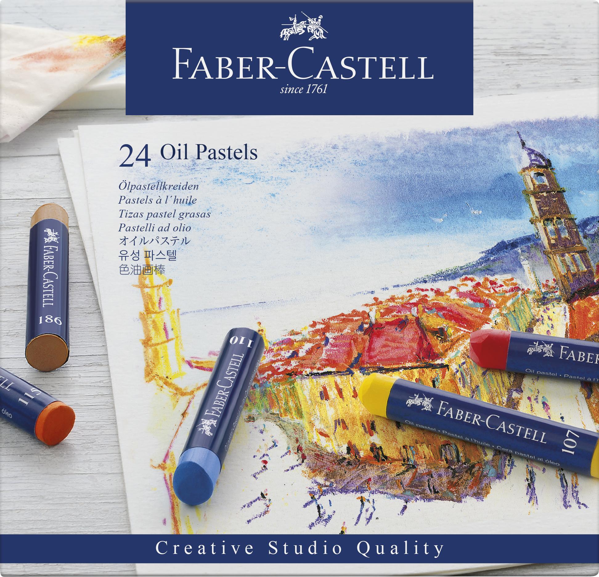 Faber-Castell - Oil pastels cardboard box (24 pcs) (127024) thumbnail-1