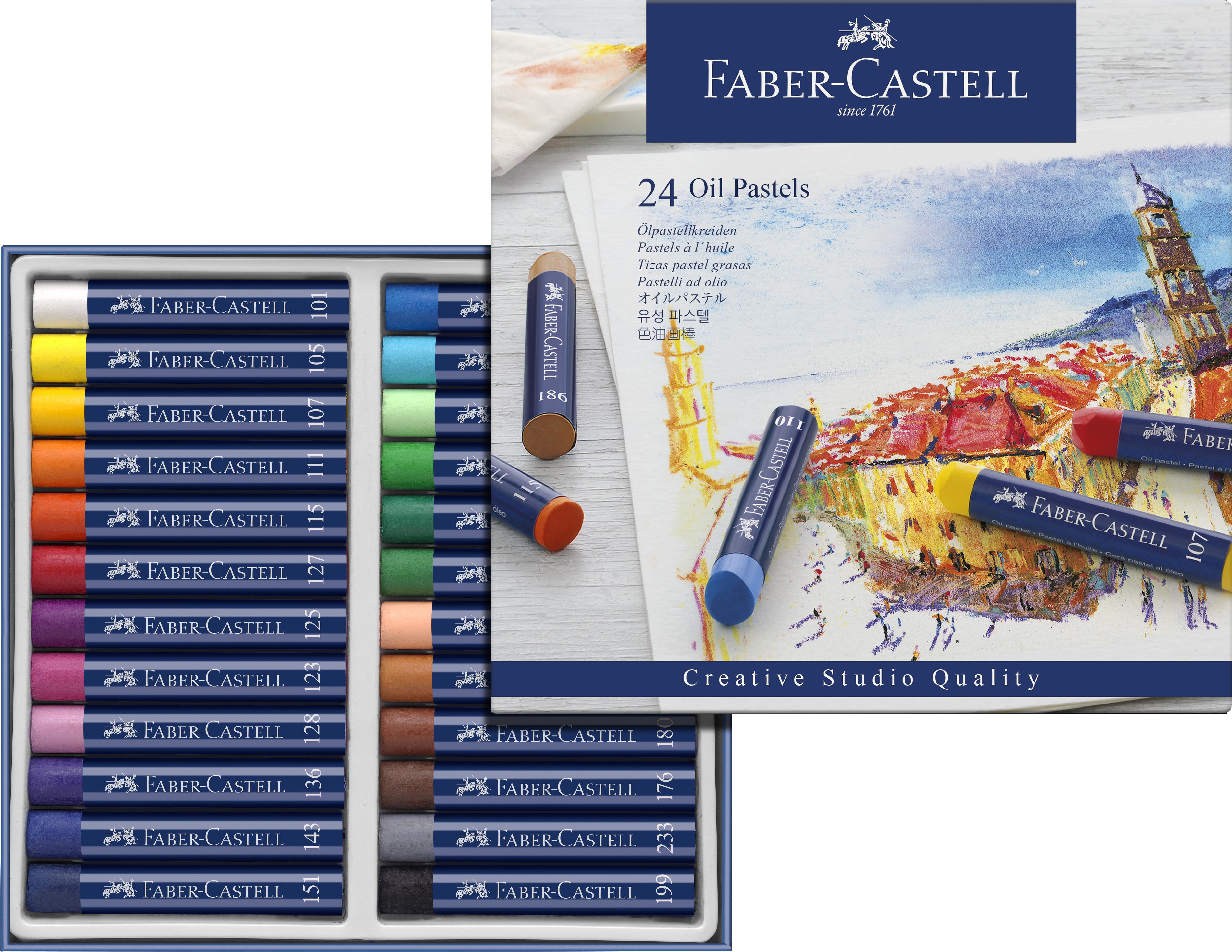 Faber-Castell - Oil pastels cardboard box (24 pcs) (127024) thumbnail-3