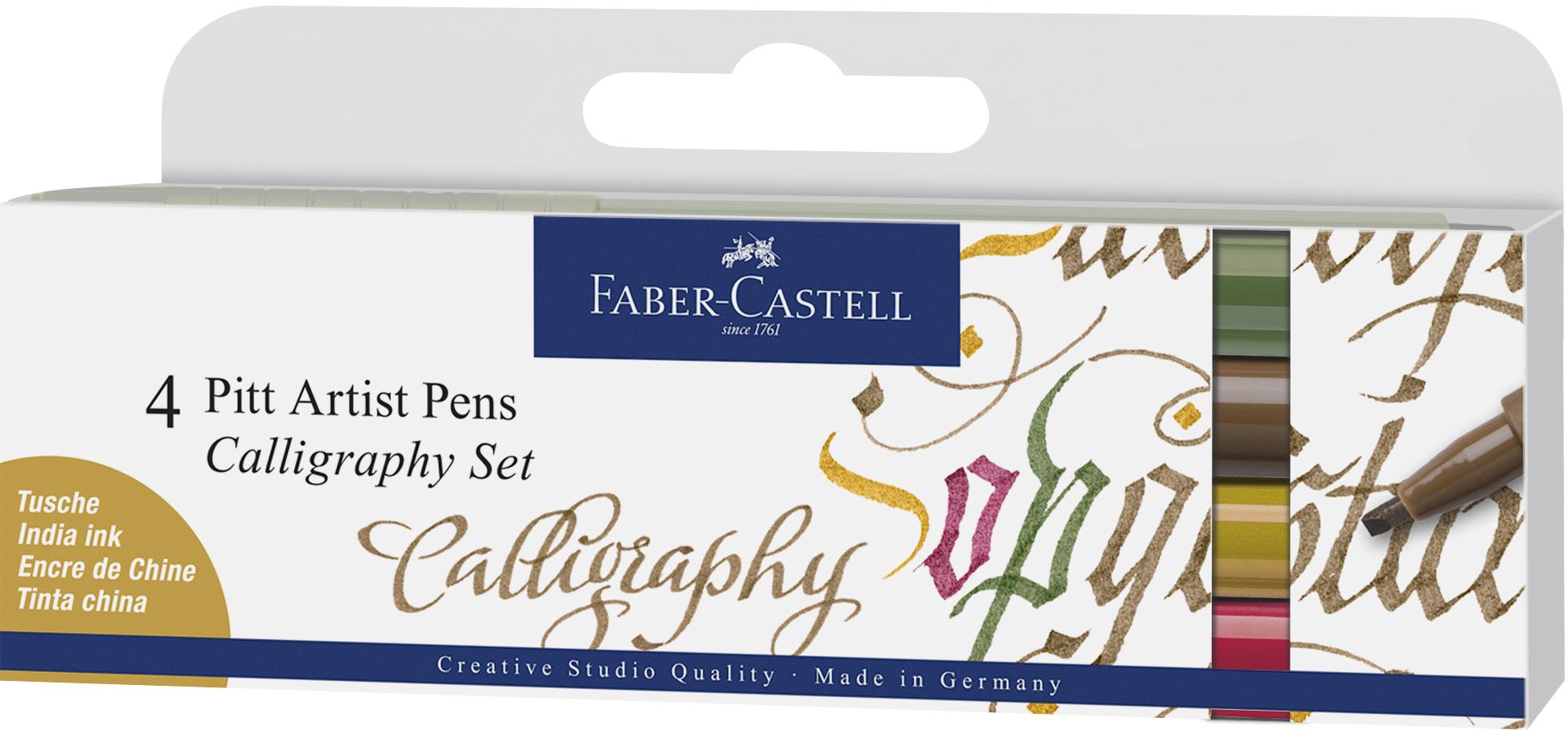 Faber-Castell - India ink Pitt Artist Pen C colours (4 pcs) (167505) thumbnail-1