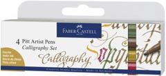 Faber-Castell - India ink Pitt Artist Pen C colours (4 pcs) (167505)