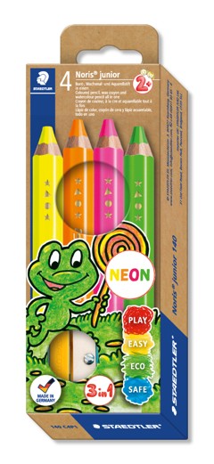 Staedtler - Noris Junior Crayon, 4pcs (+2 years) (140 C4P1)