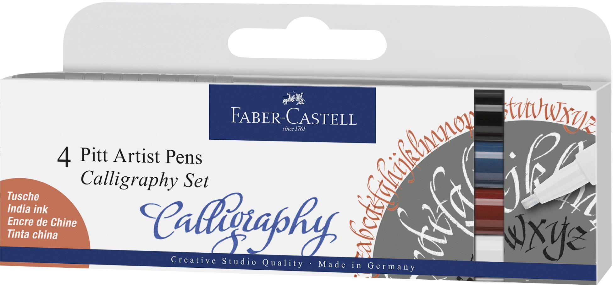 Faber-Castell - India ink Pitt Artist Pen C stand (4 pcs) (167504) thumbnail-1