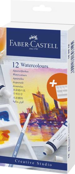 Faber-Castell - Watercolour cardboard box (12 pcs) (169612)