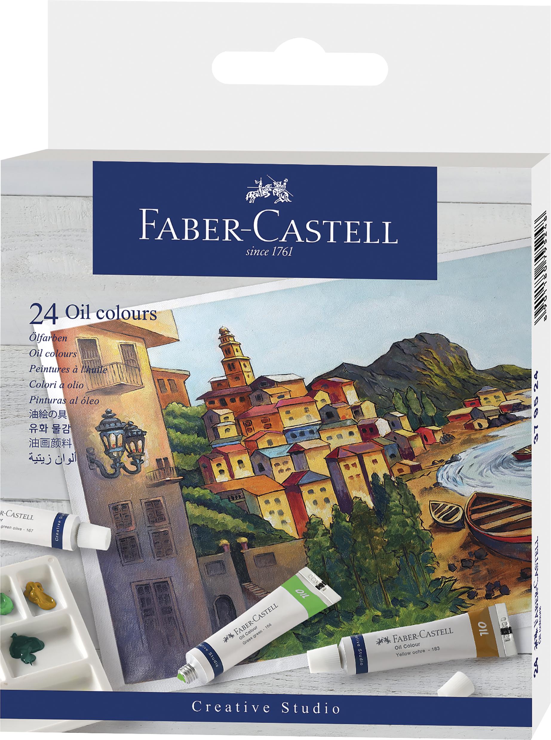 Faber-Castell - Oilcolour cardboard box (24 pcs) (379524) - Leker