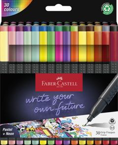 Faber-Castell - Finepen Grip 0.4 set (30 pcs) (151630)