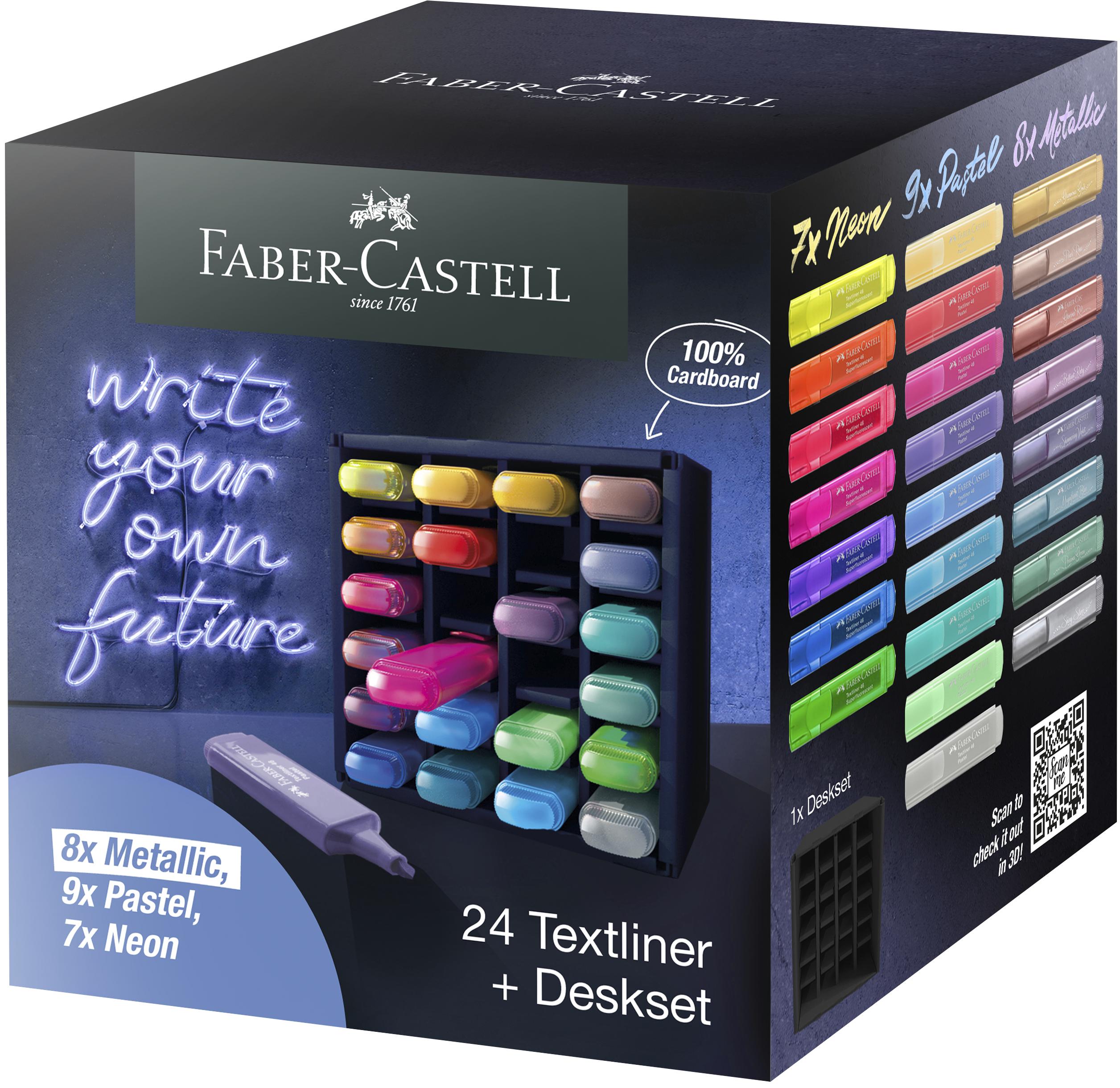 Faber-Castell - Highlighter TL 46 deskset (24 pcs) (254602) - Leker