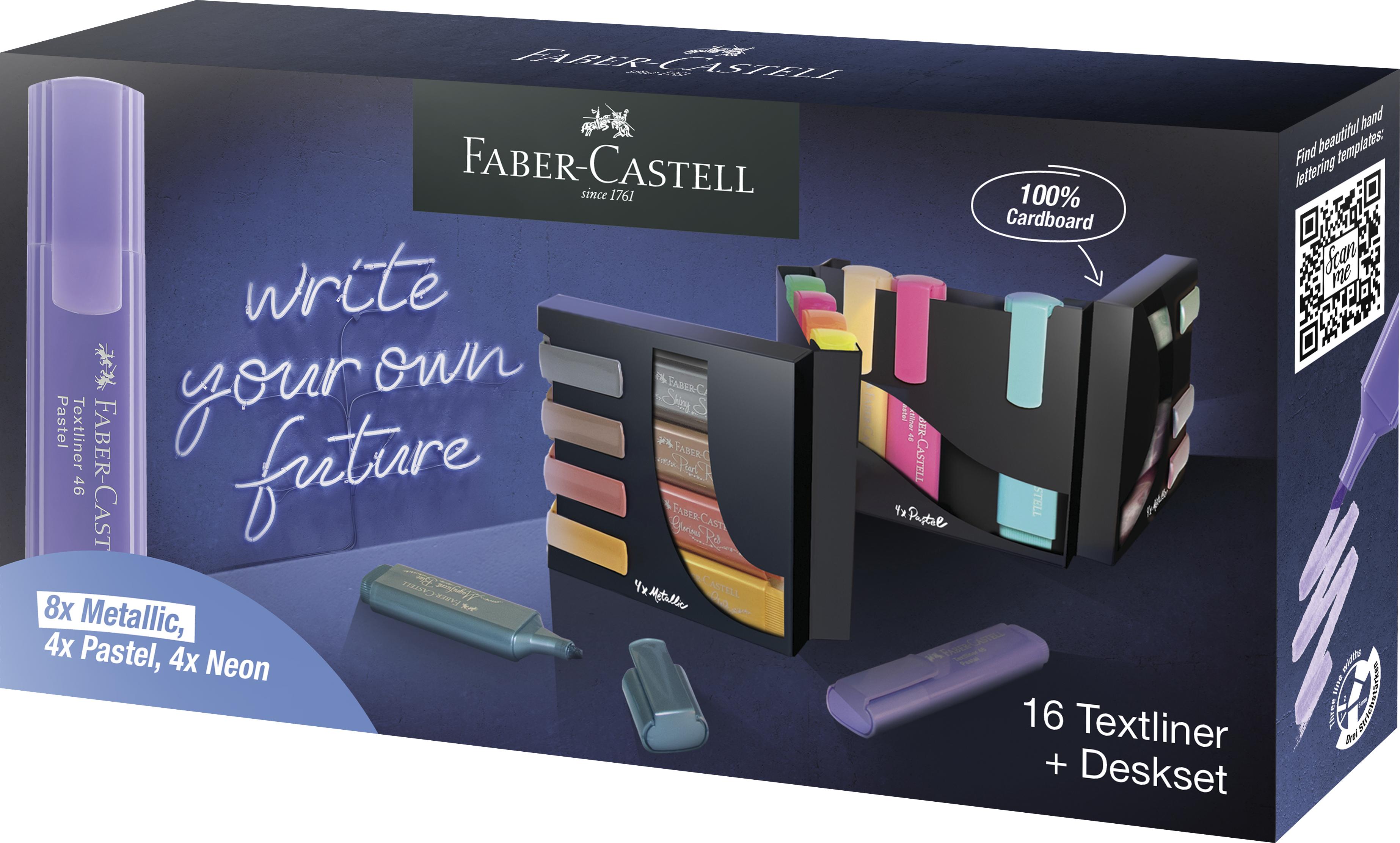 Faber-Castell - Highlighter TL 46 deskset (16 pcs) (254603) thumbnail-1