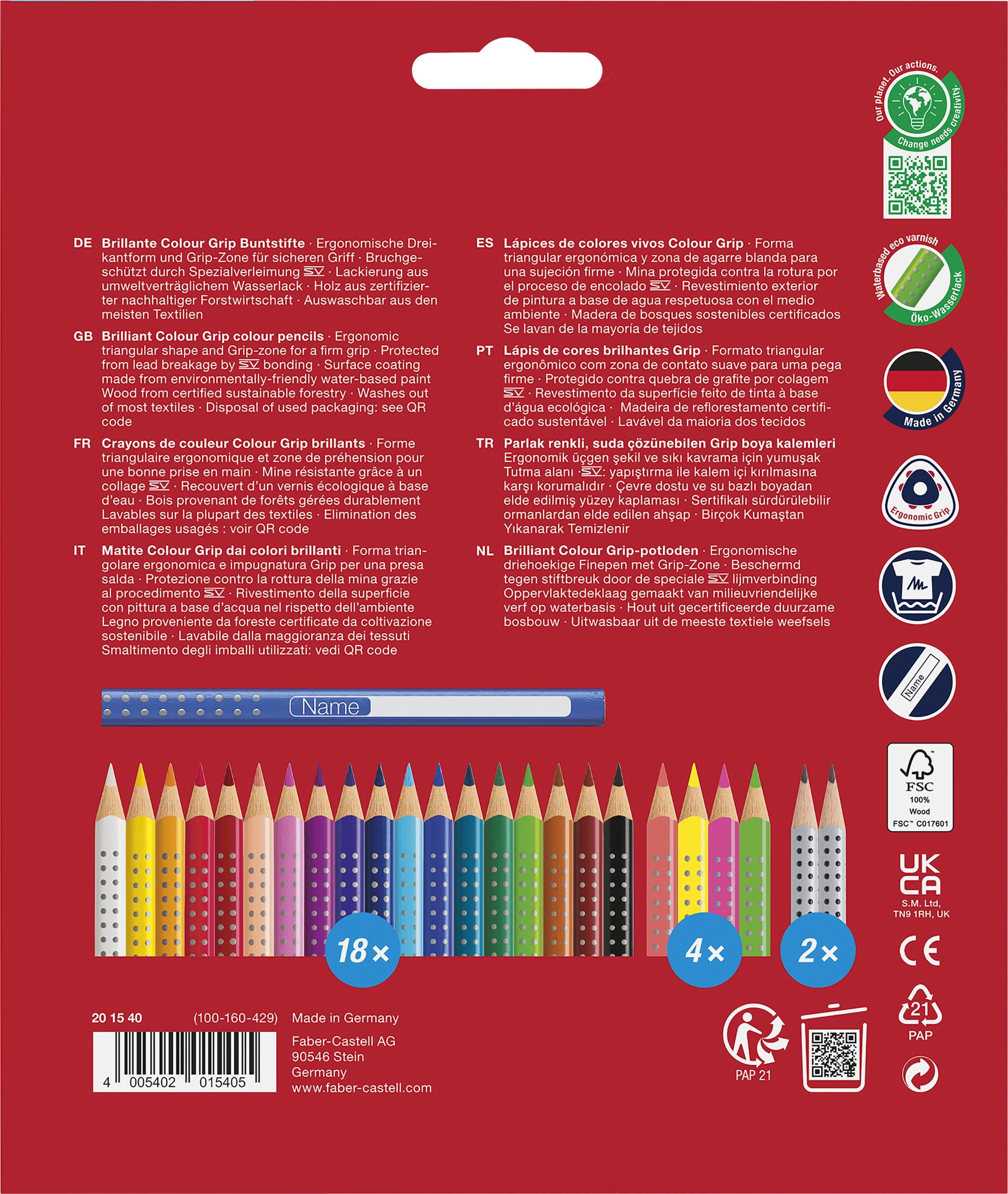Faber-Castell - Promotion set Colour Grip (18+4+2 pcs) (201540) thumbnail-2