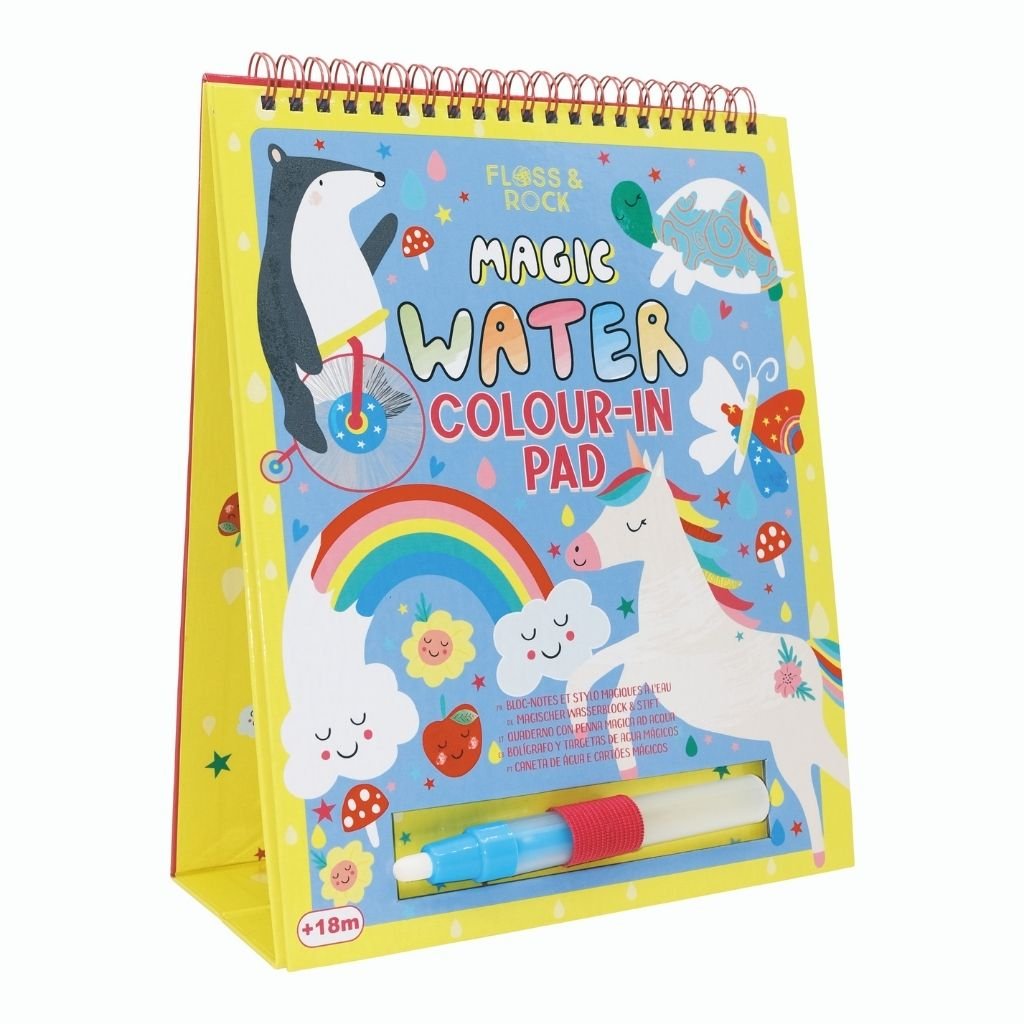 FLOSS&ROCK Rainbow Fairy Easel Watercard and Pen - 43P6391 - Leker