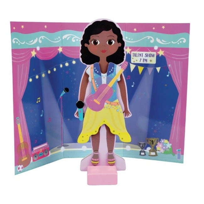 FLOSS & ROCK Zoey Magnetic Dress Up Doll  - 42P6310