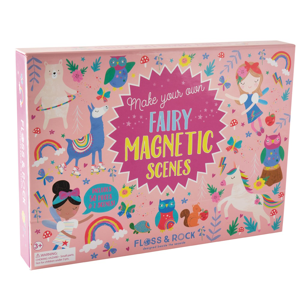 FLOSS&ROCK Rainbow Fairy Magnetic Play Scenes - 40P3587 - Leker