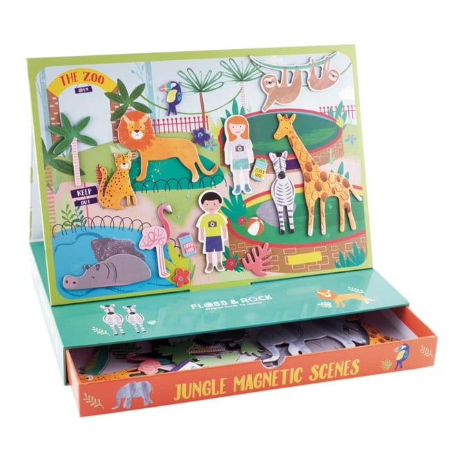 FLOSS & ROCK - Jungle Magnetic Play Scenes - (39P3509)