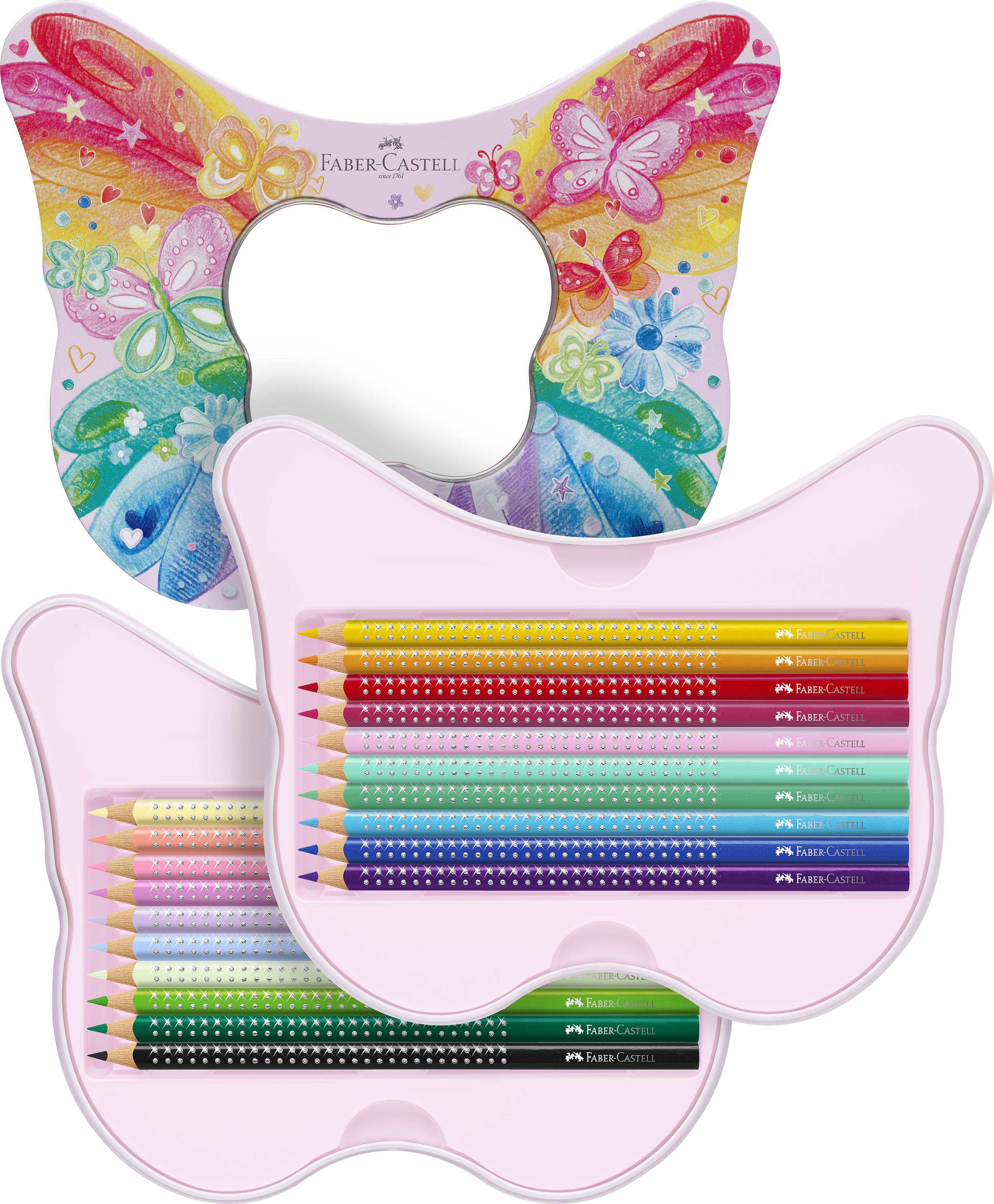 Faber-Castell - Gift set Sparkle color pencils butterfly (201971) thumbnail-9