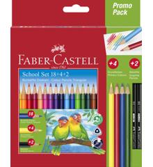 Faber-Castell - Triangular pencils Promo Pack 18+4+2 (201597)