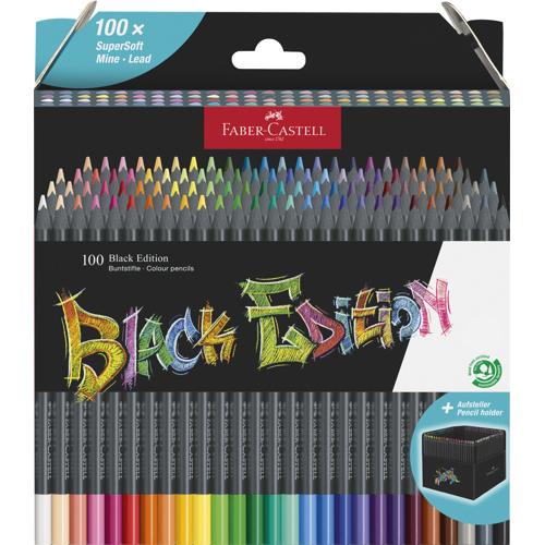 Faber-Castell - Colour pencils Black Edition (100 pcs) (116411)