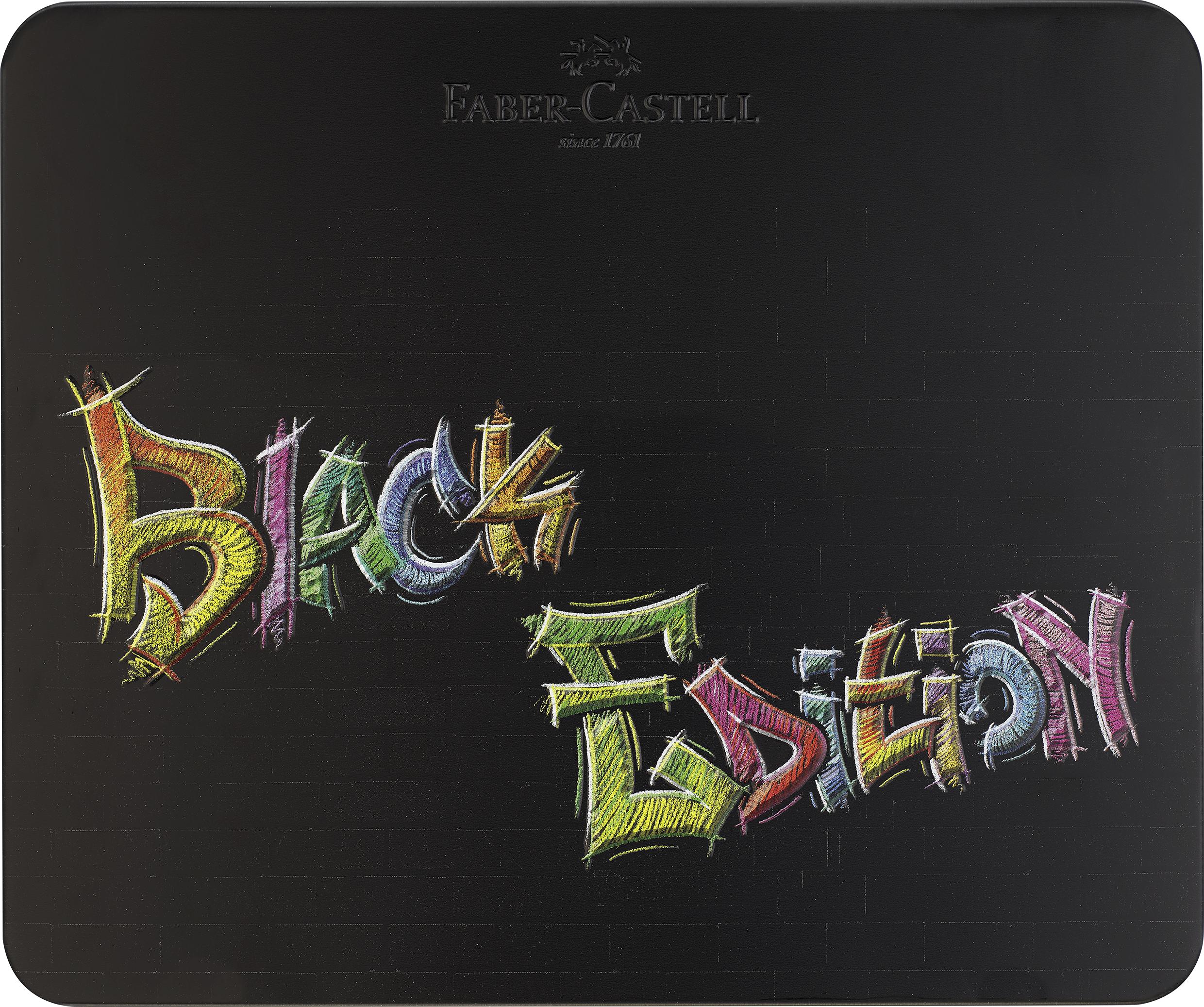 Faber-Castell - Colour Pencils Black Edition tin (100 pcs) (116490) thumbnail-4