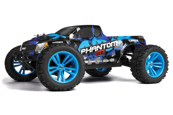 Maverick - Phantom MT 1:10 RTR Monster Truck - Blue (150603) - Leker