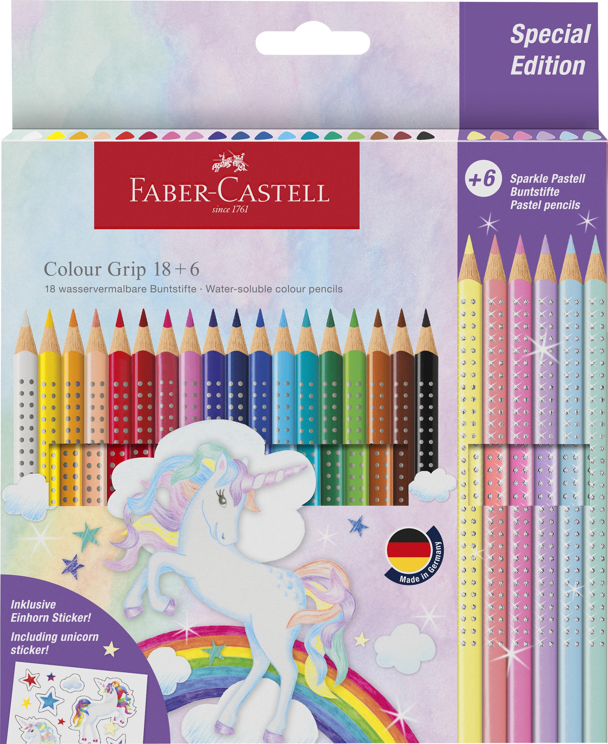 Faber-Castell - CP Colour Grip unicorn 18+6 (201543) - Leker