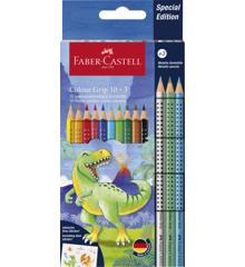 Faber-Castell - CP Colour Grip dinosaurus 10+3 (201545)