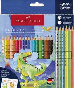 Faber-Castell - CP Colour Grip dinosaurus 18+6 (201546)