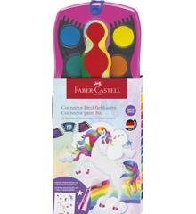 Faber-Castell - Connector paint box 12 colours unicorn (125002)