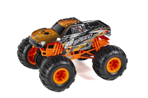 TEC-TOY - Speed Monster R/C 1:12, 2,4G 7,4V, gyro&sound - Orange (471259) - Leker