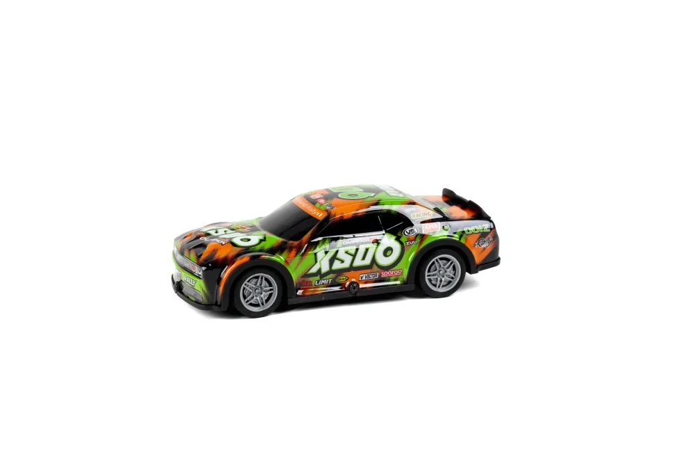 TEC-TOY - Roar SXO6 w/light R/C 1:22, 27MHz - Green/Orange (471254)