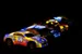 TEC-TOY - Champion GT9 w/light R/C 1:22, 27MHz - Blue/Orange (471251) thumbnail-3