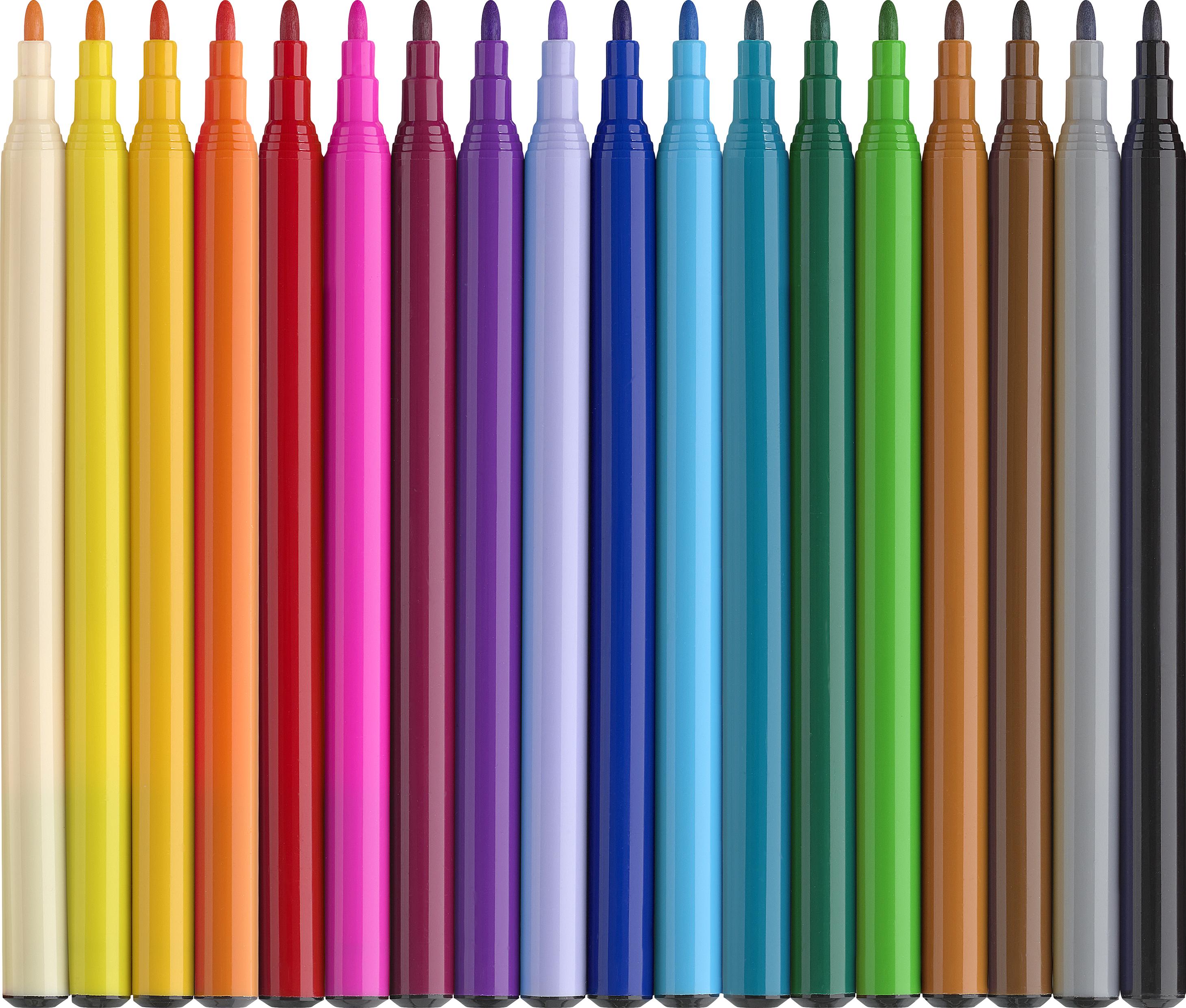 Faber-Castell - Felt-tip pen unicorn 18+6 + stickers (554221) thumbnail-2