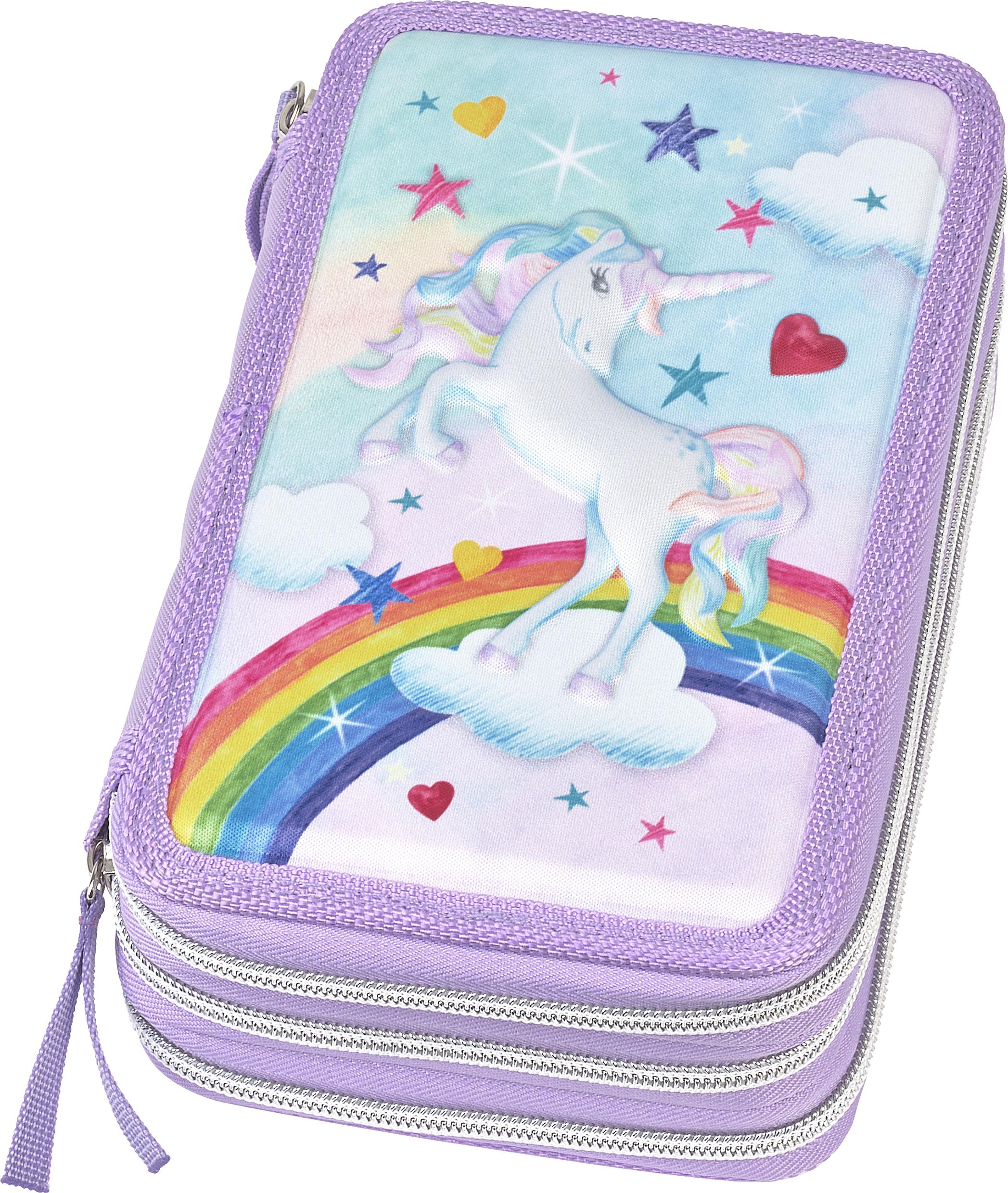 Faber-Castell - Triple Decker pencil case unicorn (573040) thumbnail-1