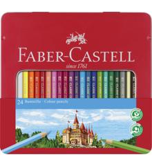 Faber-Castell - Colour pencils hexagonal tin (24 pcs) (115824)