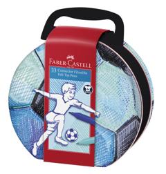 Faber-Castell - Felt tip pen Connector suitcase soccer (155538)