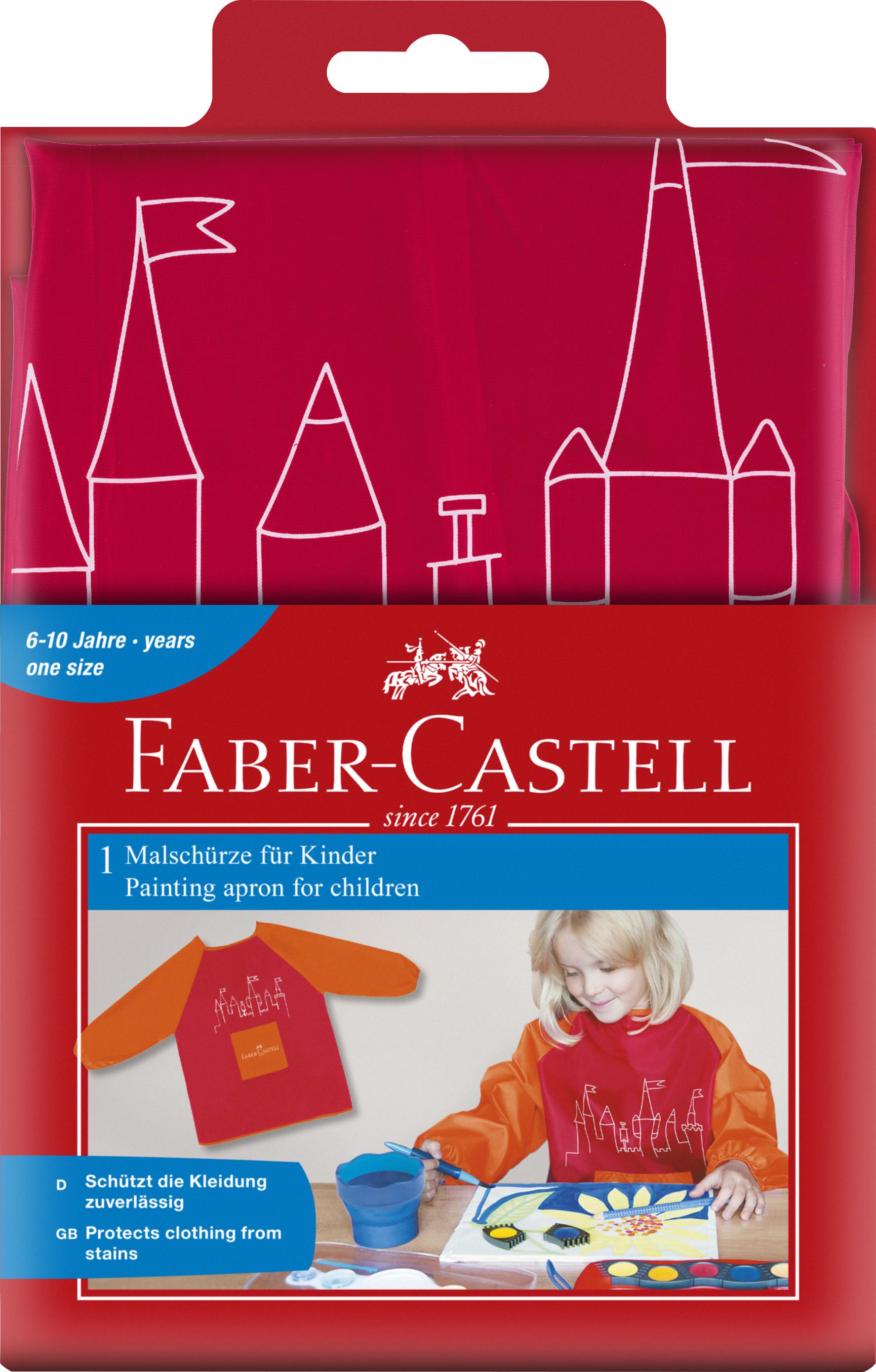 Faber-Castell - Painting apron 4 young artist red/orange (201204) thumbnail-2