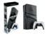 Maxx Tech PS5 Slim Faceplates + Controller Faceplates - Black Wave thumbnail-1