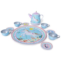 FLOSS & ROCK - 11pc Rainbow Fairy Musical Tea Set  - (47P5962)