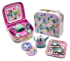 FLOSS & ROCK - Fairy Tale 11pc Musical Tin Tea Set  - (45P6499)