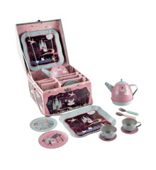 FLOSS & ROCK Enchanted Musical Tin Tea Set in House Case - 41P3652