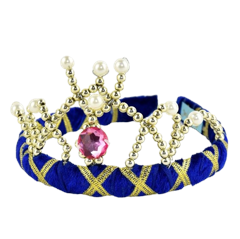 Den Goda Fen - Velvet Tiara - Blue (14 cm) (F2535)