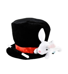 Den Goda Fen - Magician Hat w. Rabbit & Wand (F3301)