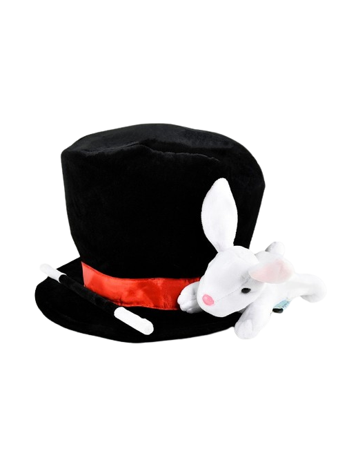 Den Goda Fen - Magician Hat w. Rabbit & Wand (F3301)