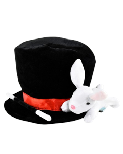 Den Goda Fen - Magician Hat w. Rabbit & Wand (F3301)