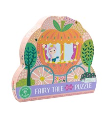 FLOSS & ROCK - Fairy Tale 80pc "Horse & Carriage" Shaped Jigsaw with Shaped Box - (45P6483)