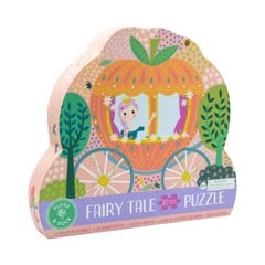 FLOSS & ROCK - Fairy Tale 80pc "Horse & Carriage" Shaped Jigsaw with Shaped Box - (45P6483)