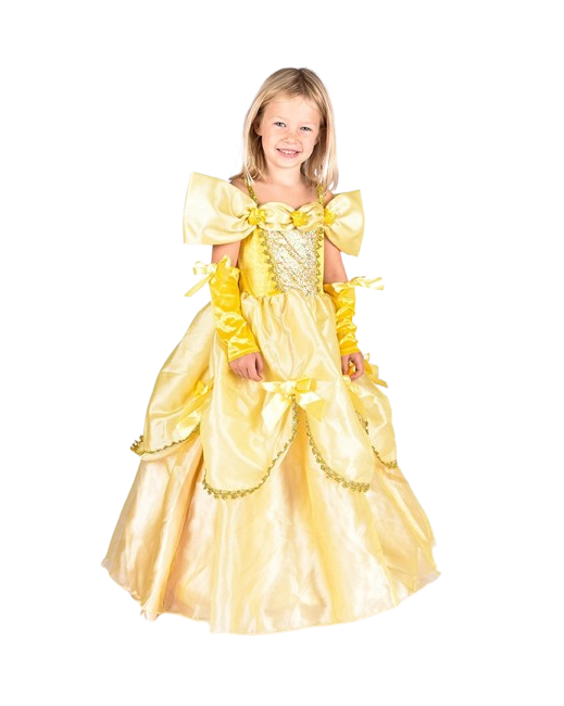Den Goda Fen - Princess dress - Yellow (98-104 cm) (F60621)