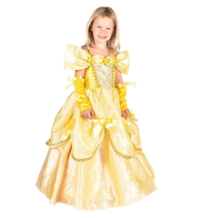 Den Goda Fen - Princess dress - Yellow (98-104 cm) (F60621)